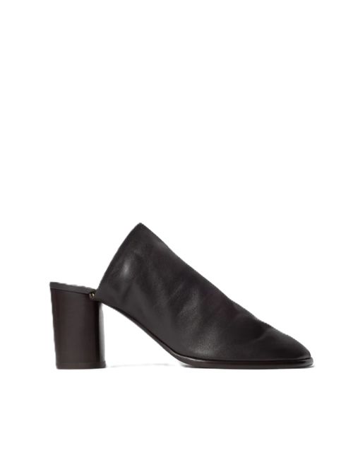 MULES LemairePelle di agnello liscia - Cioccolato fondente Lemaire | FO0262 LL0154BR490 DARK CHOCOLATE